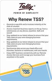 Tally Prime ERP 9 Multi-User Renewal