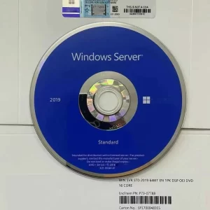 Windows Server 2019 Std (16 Core) DVD Pack